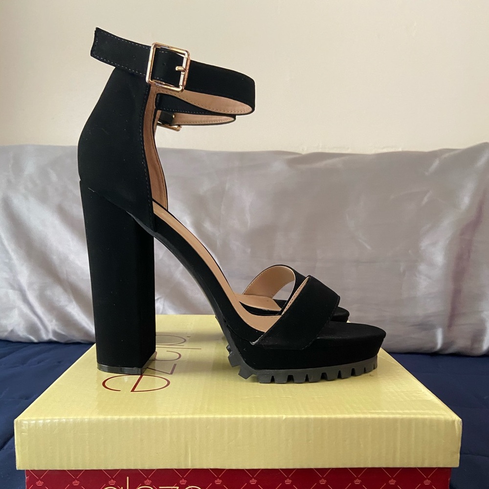 Black heels